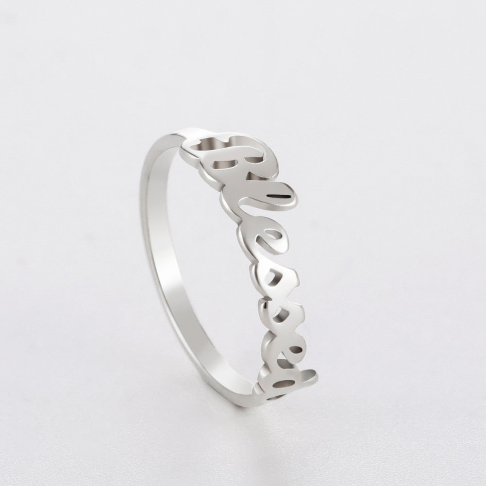 Blessed Ring Stainless Steel