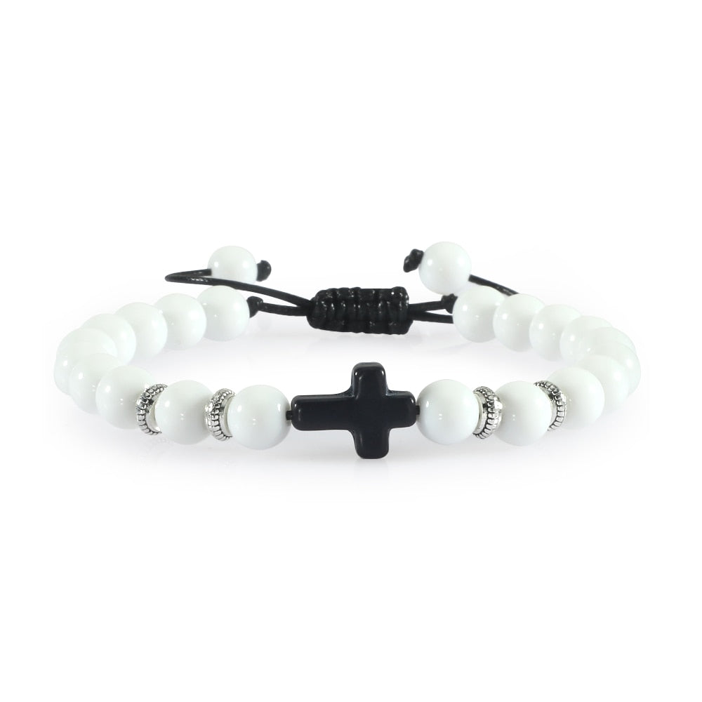 Wooden Beaded Bracelet Christian