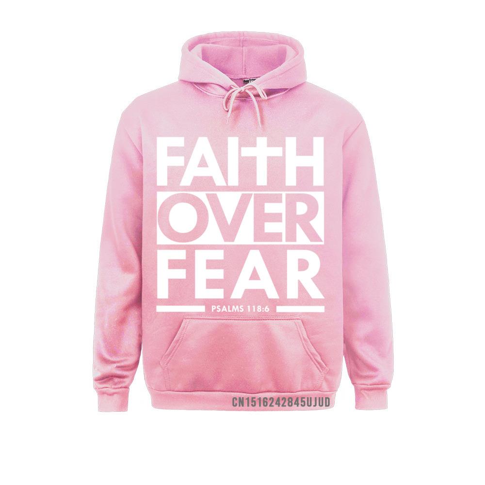 Faith Over Fear Bible Scripture Verse Christian Hoodie