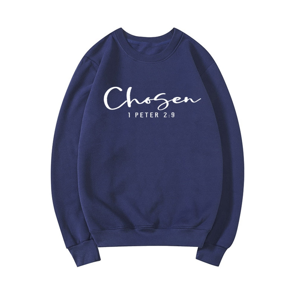 Chosen 1 Peter 2:9 Sweatshirt for Women