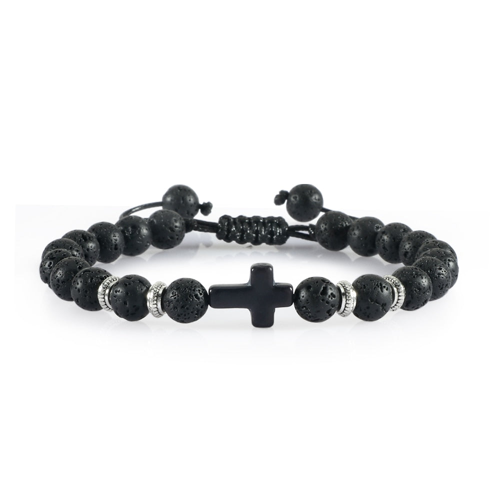 Wooden Beaded Bracelet Christian