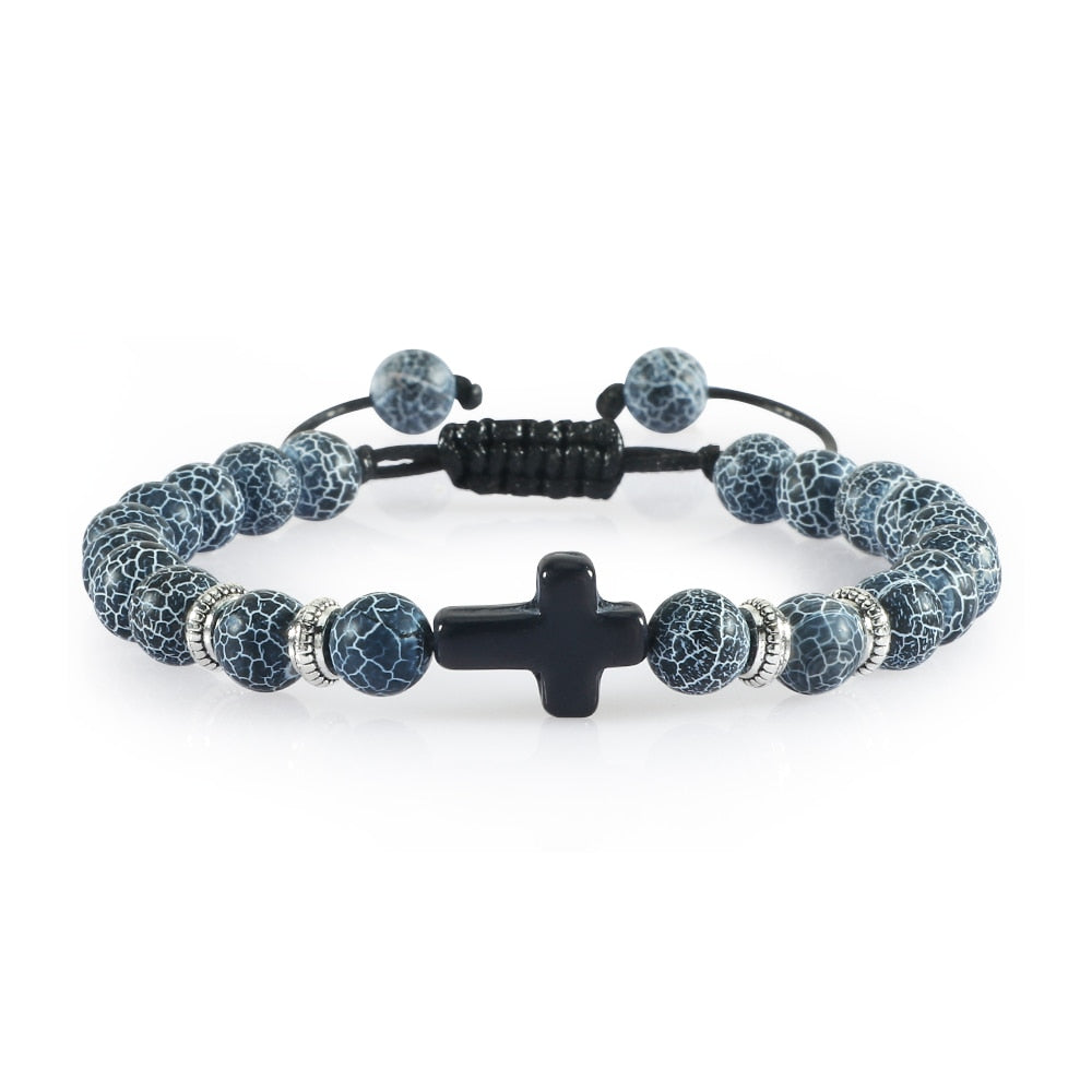 Wooden Beaded Bracelet Christian