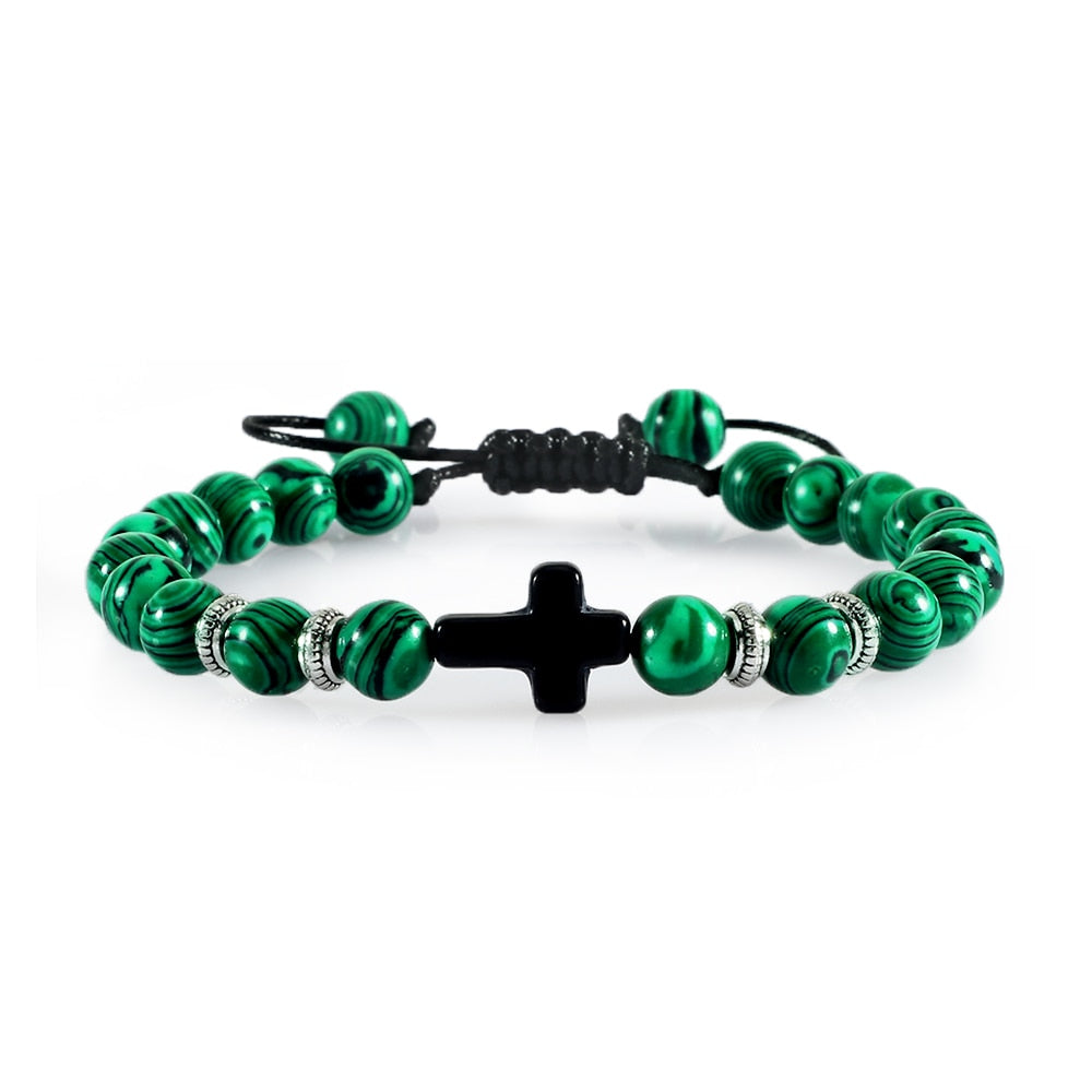 Wooden Beaded Bracelet Christian