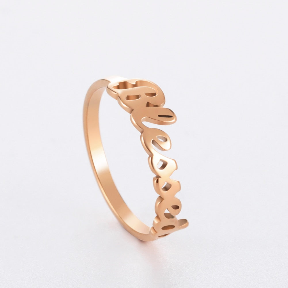 Blessed Ring Stainless Steel