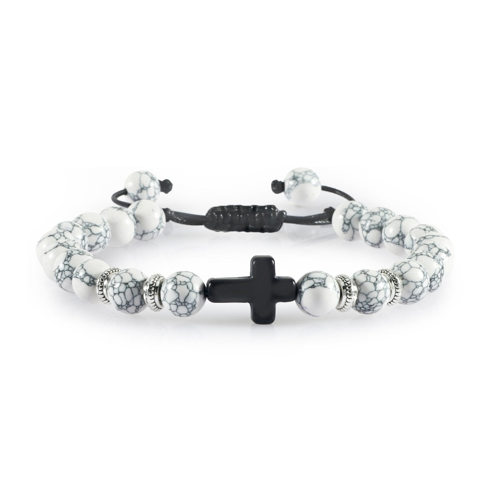 Wooden Beaded Bracelet Christian