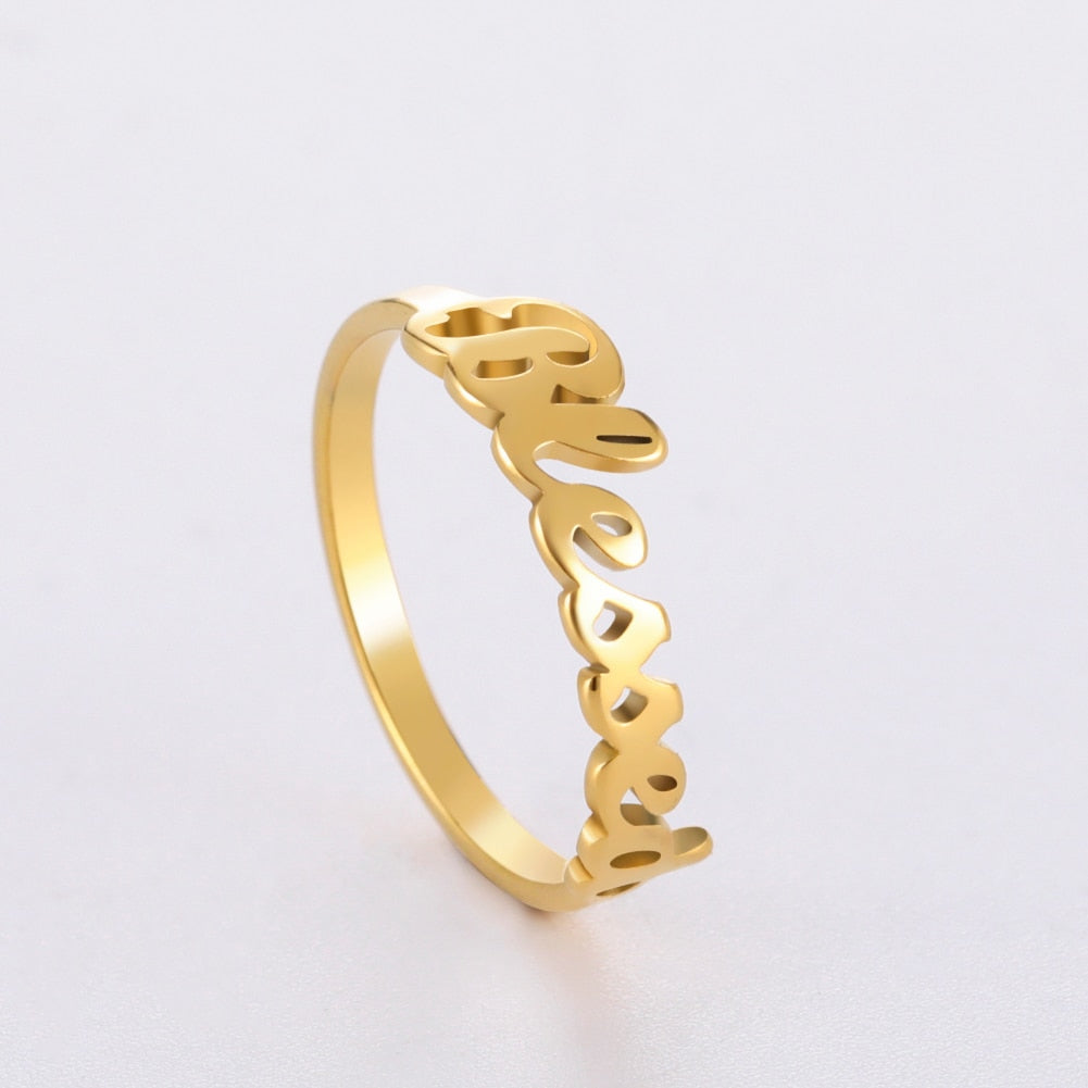 Blessed Ring Stainless Steel