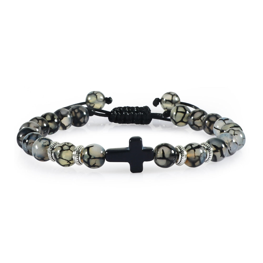 Wooden Beaded Bracelet Christian