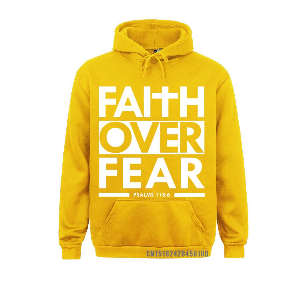 Faith Over Fear Bible Scripture Verse Christian Hoodie