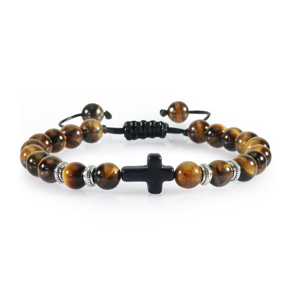 Wooden Beaded Bracelet Christian