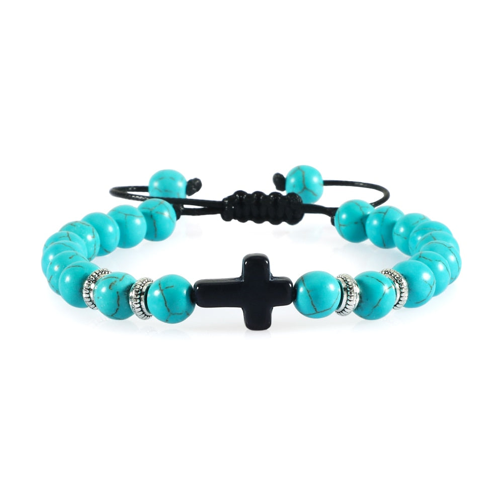 Wooden Beaded Bracelet Christian