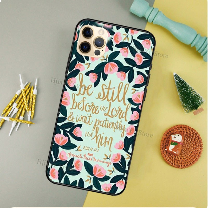 Psalm 37:7 Bible verse Phone case