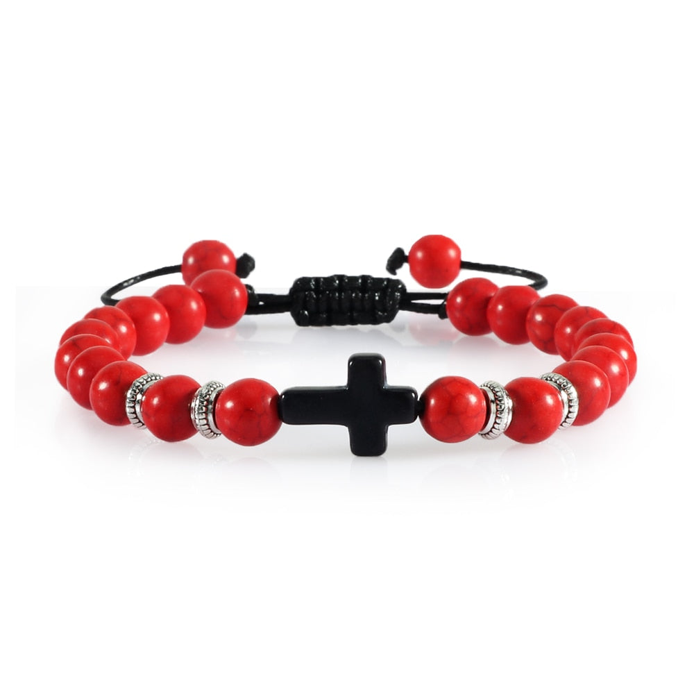 Wooden Beaded Bracelet Christian
