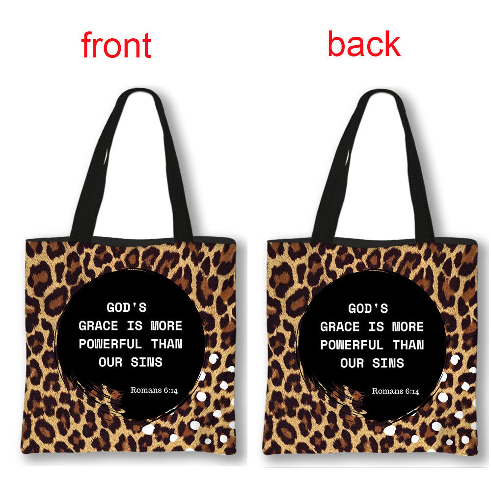 Christian Bible Verse Print Bag
