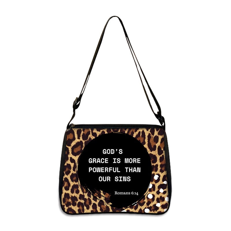 Christian Bible Verse Shoulder Bag