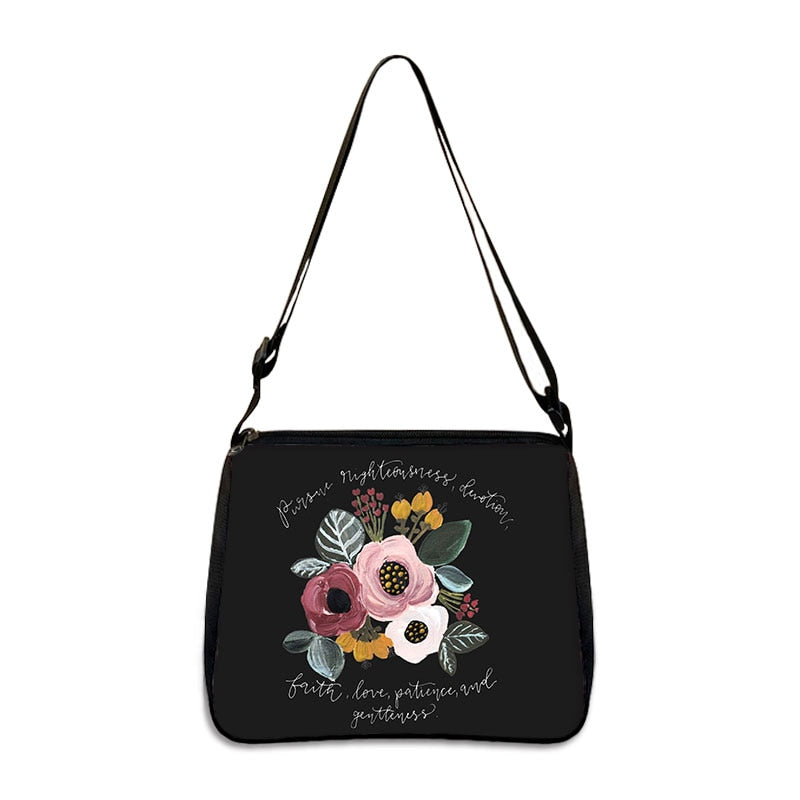 Christian Bible Verse Shoulder Bag