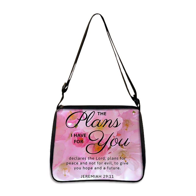 Christian Bible Verse Shoulder Bag