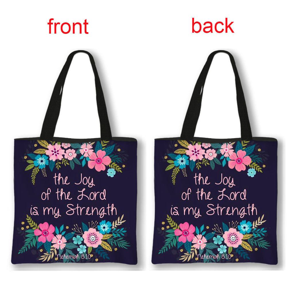 Christian Bible Verse Print Bag