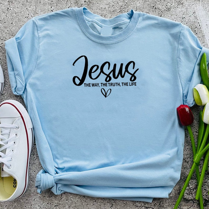 Jesus The Way The Truth The Life T Shirts Women