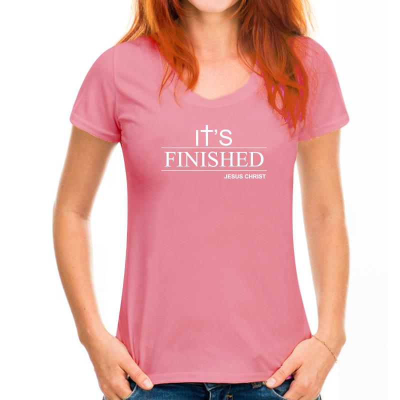 Its Finished Jesus T shirt Womens
