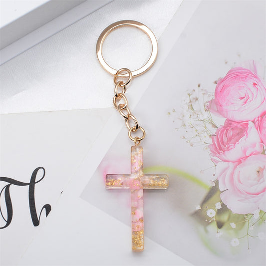Cross Keychain Charm