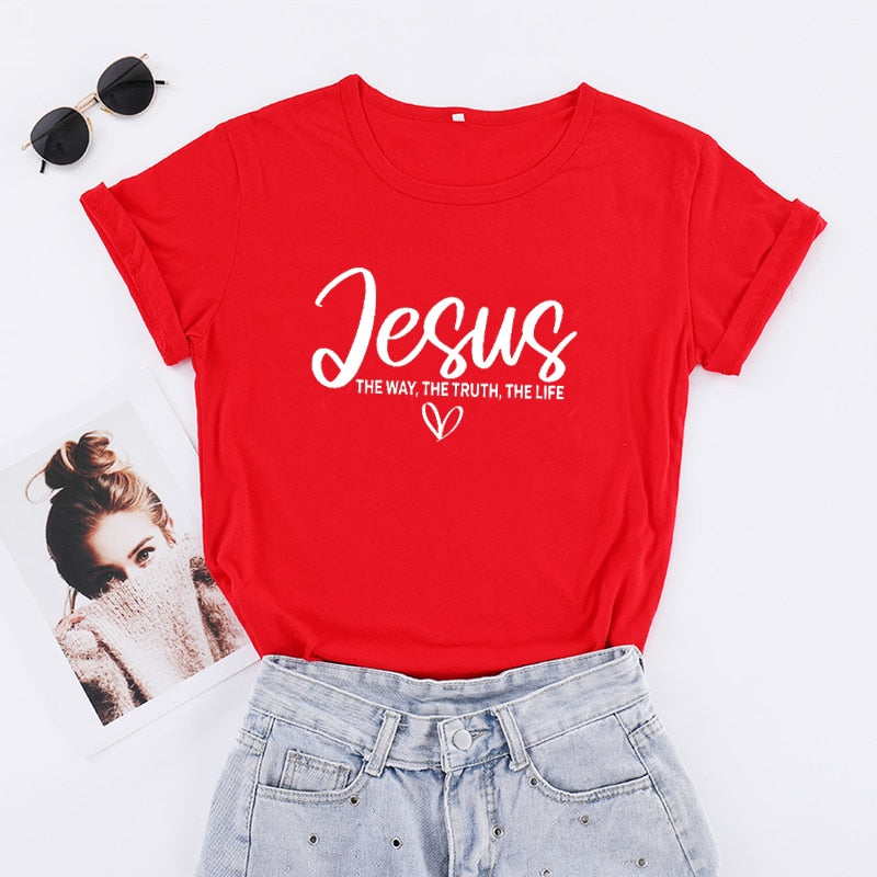 Jesus The Way The Truth The Life T Shirts Women