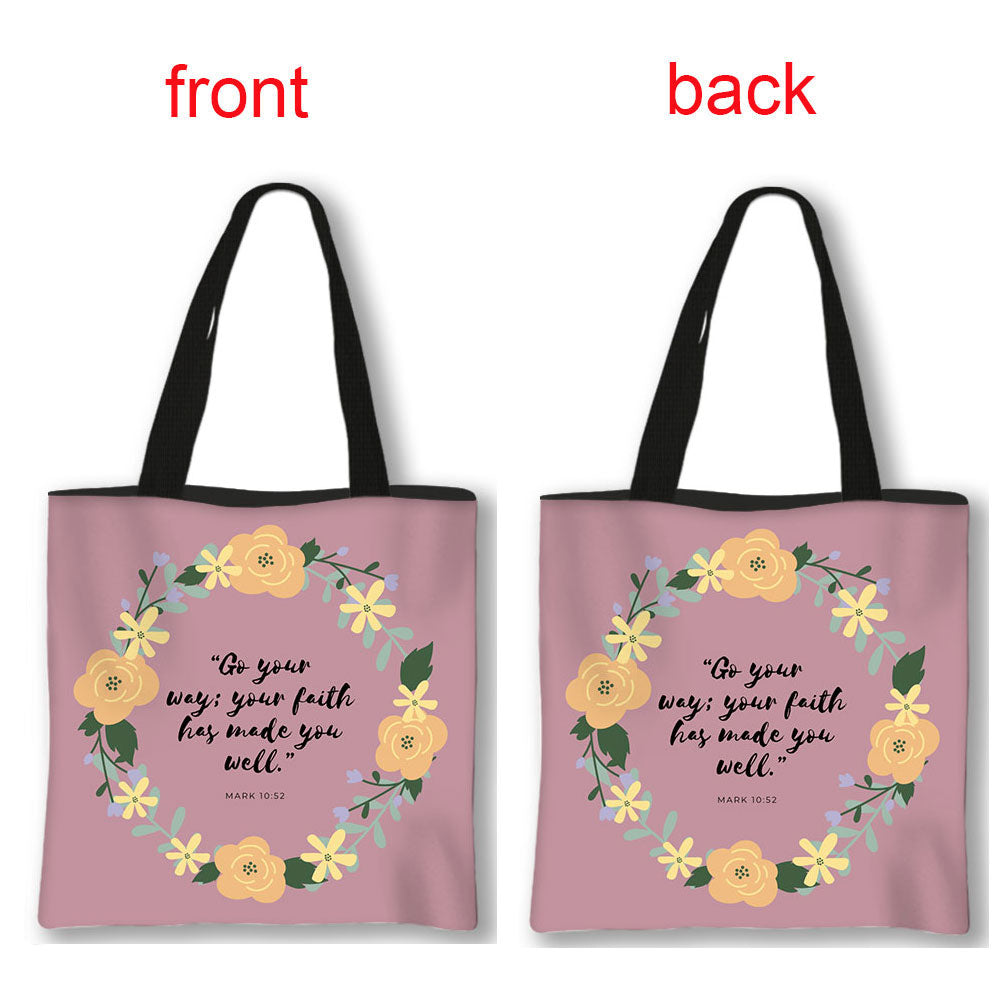Christian Bible Verse Print Bag