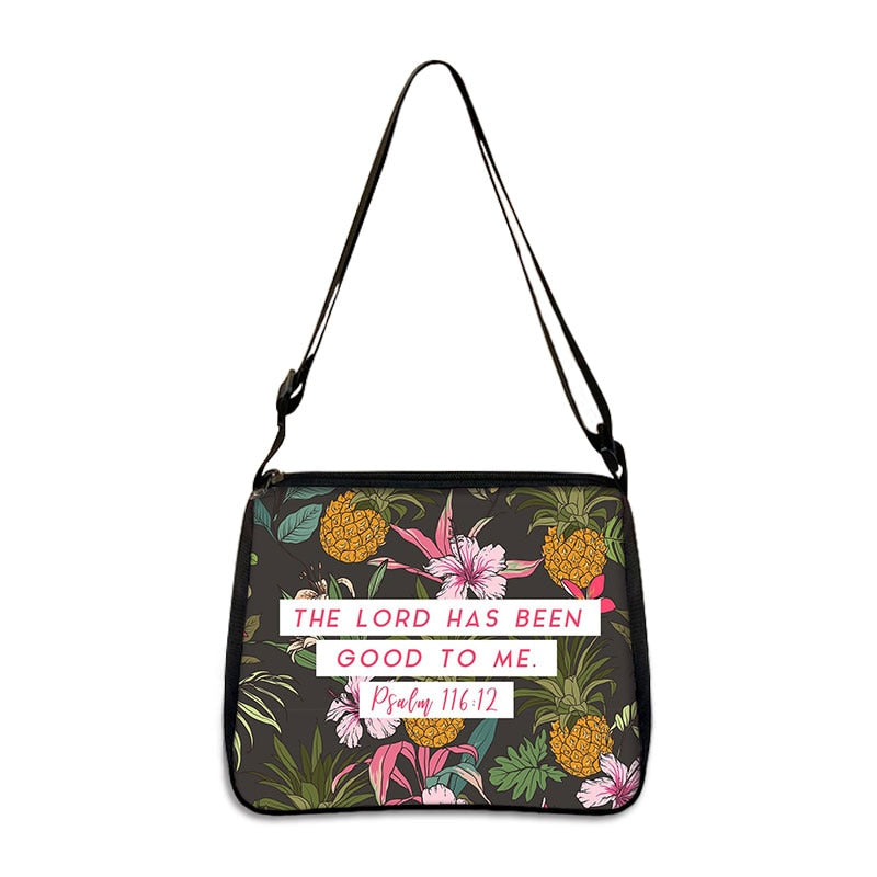 Christian Bible Verse Shoulder Bag
