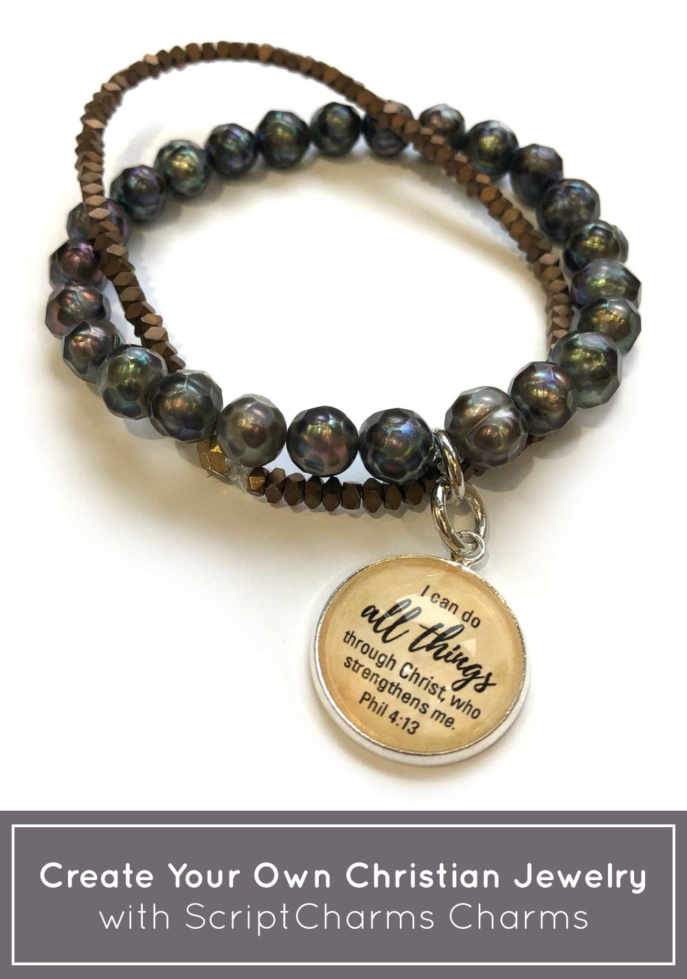 I Can Do All Things Through Christ - Phil 4:13 Scripture Charm