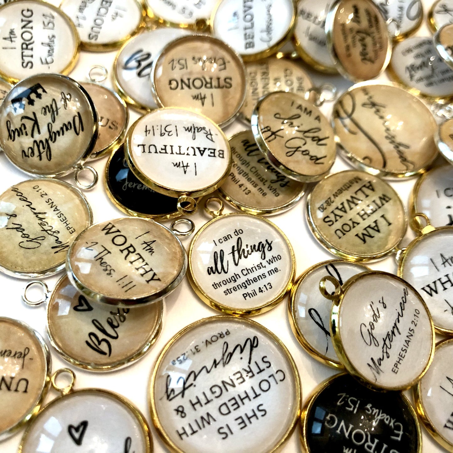 Love Is All You Need – Charm for Jewelry Making, 16 or 20mm