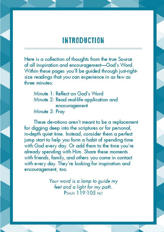 3-Minute Devotions for Guys
