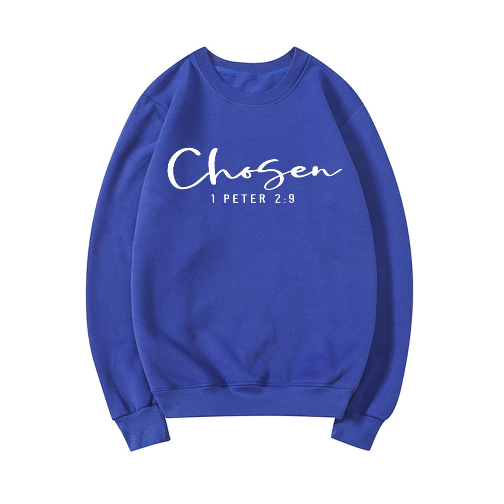 Chosen 1 Peter 2:9 Sweatshirt for Women
