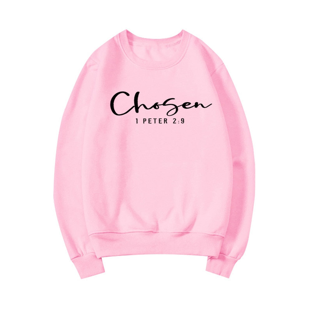 Chosen 1 Peter 2:9 Sweatshirt for Women