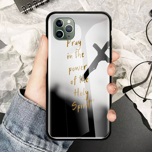 Pray in the power Phone case