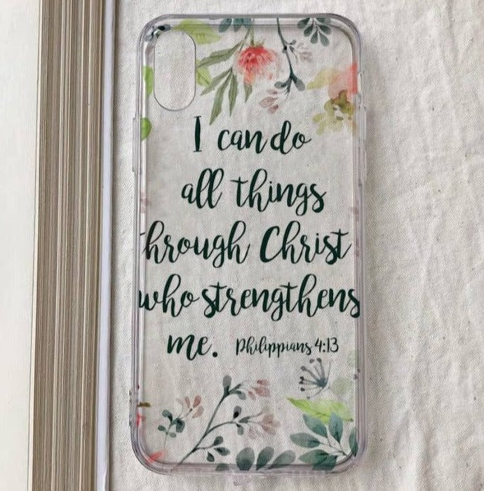 Bible Verse Philippians Phone Case – ScriptureSave.Com - Christian ...
