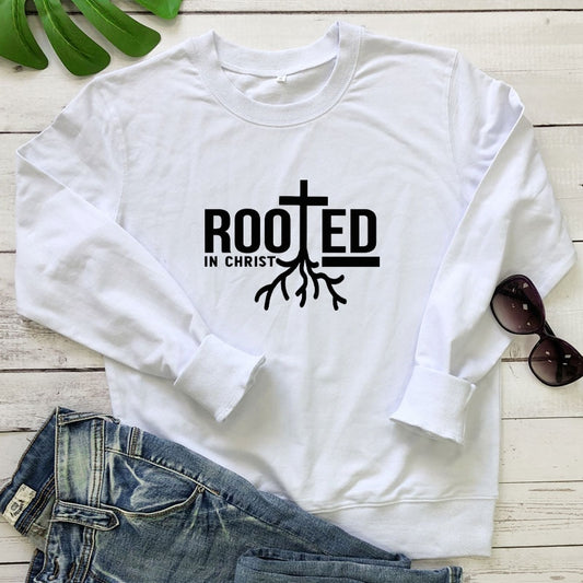 Rooted In Christ-Sweatshirt