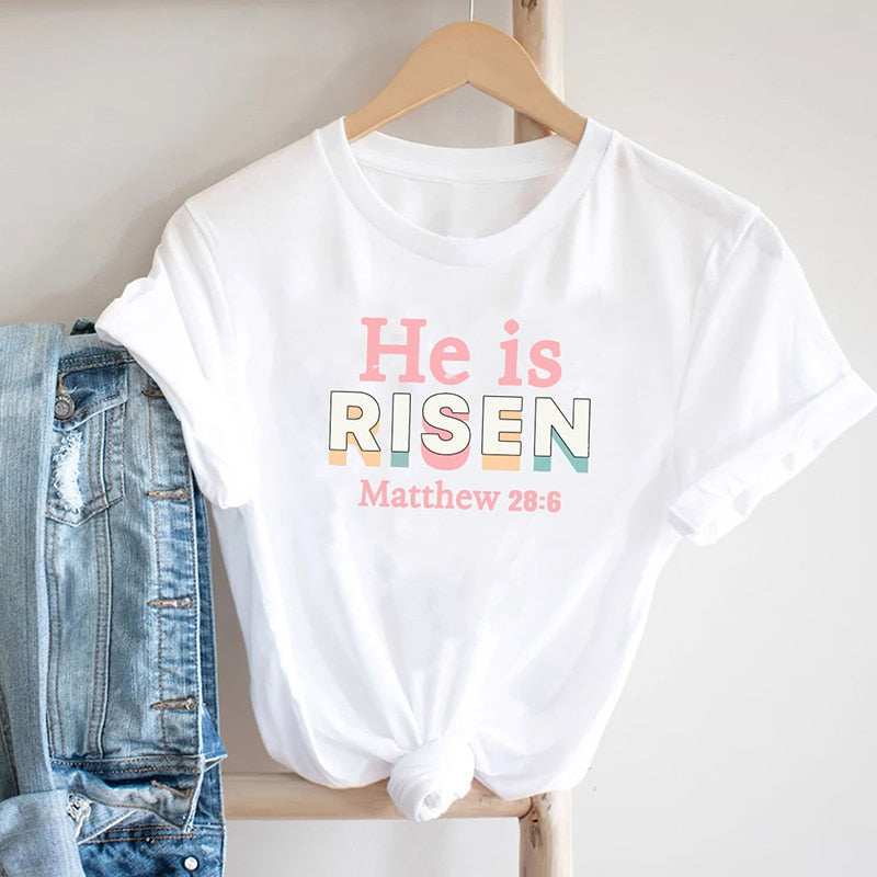 He Is Risen Matthew 28:6  T Shirts