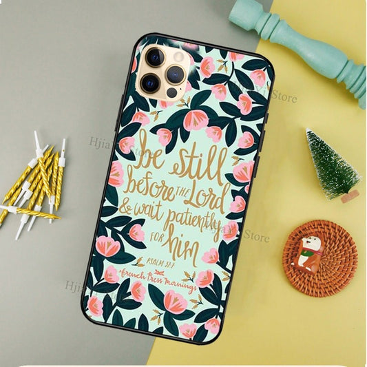 Psalm 37:7 Bible verse Phone case