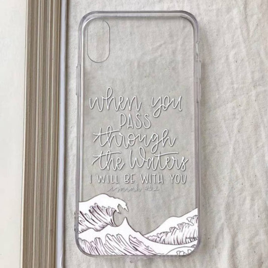 Bible Verse Isaiah 43:2 Phone case