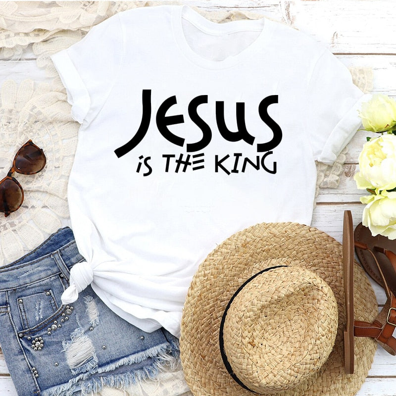 Jesus Christian Letter T shirt