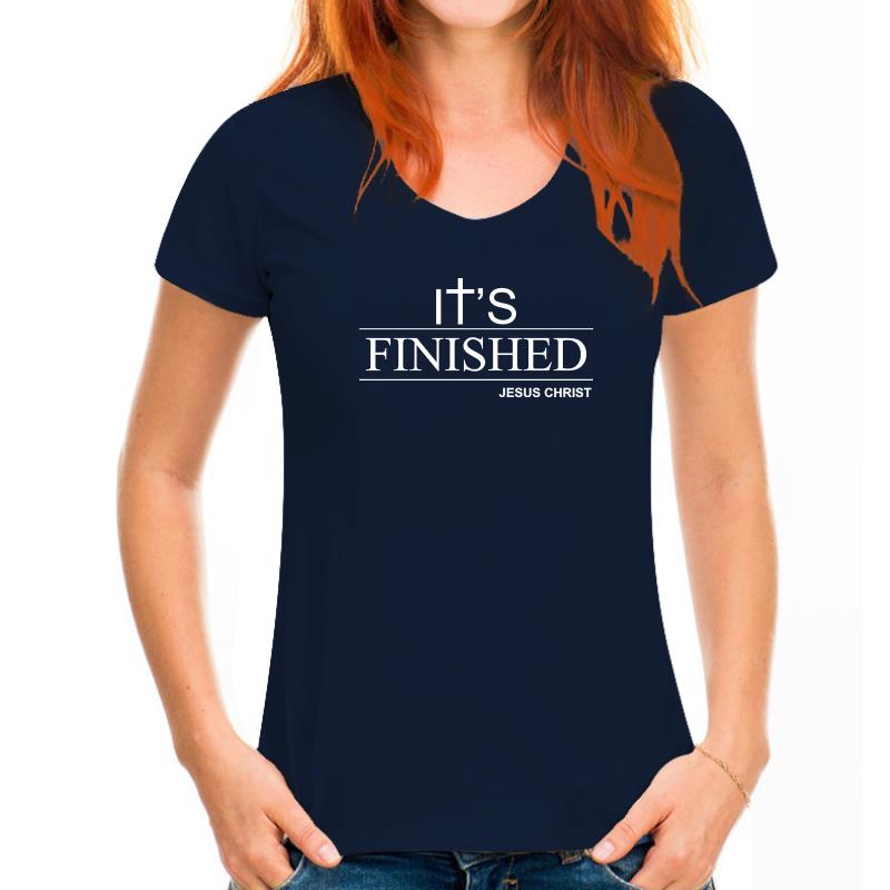 Its Finished Jesus T shirt Womens
