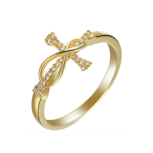 Cross Ring Infinity Symbol