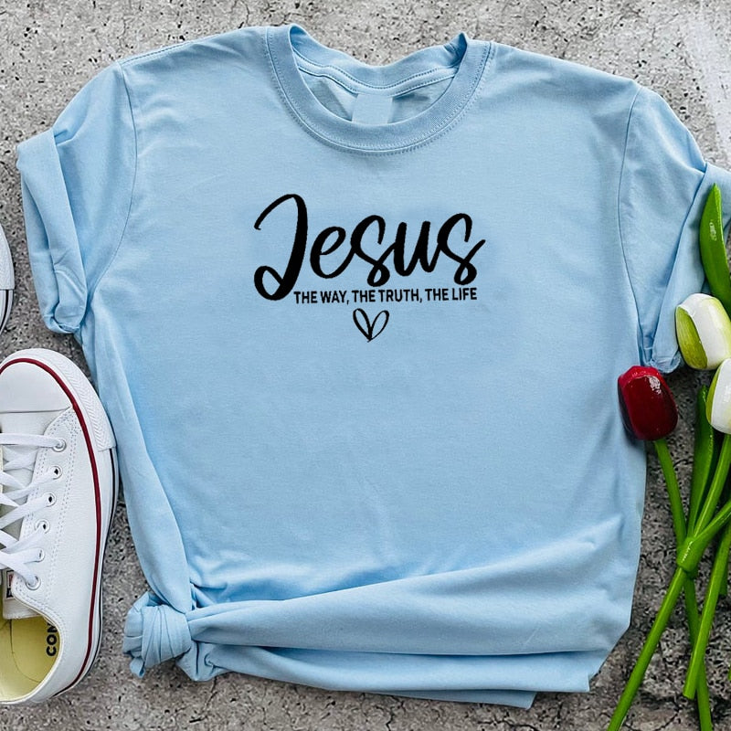 Jesus The Way The Truth The Life  T Shirts Women