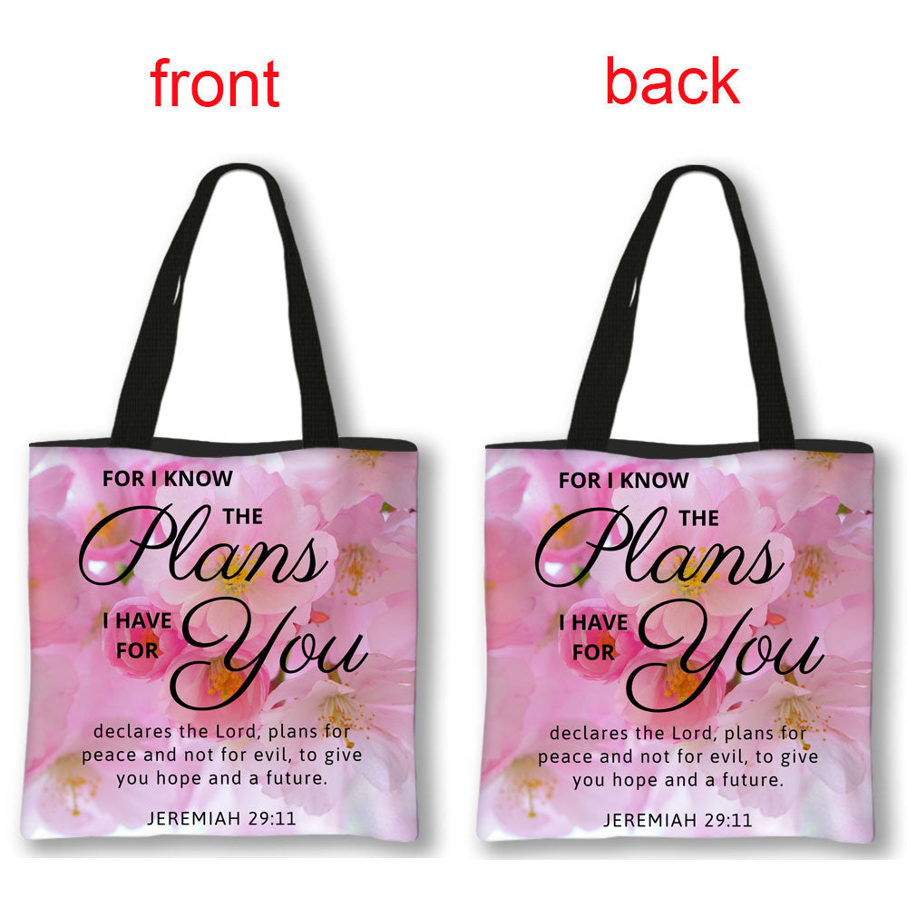 Christian Bible Verse Print Bag