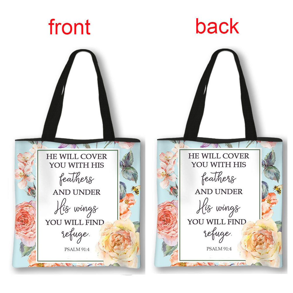 Christian Bible Verse Print Bag