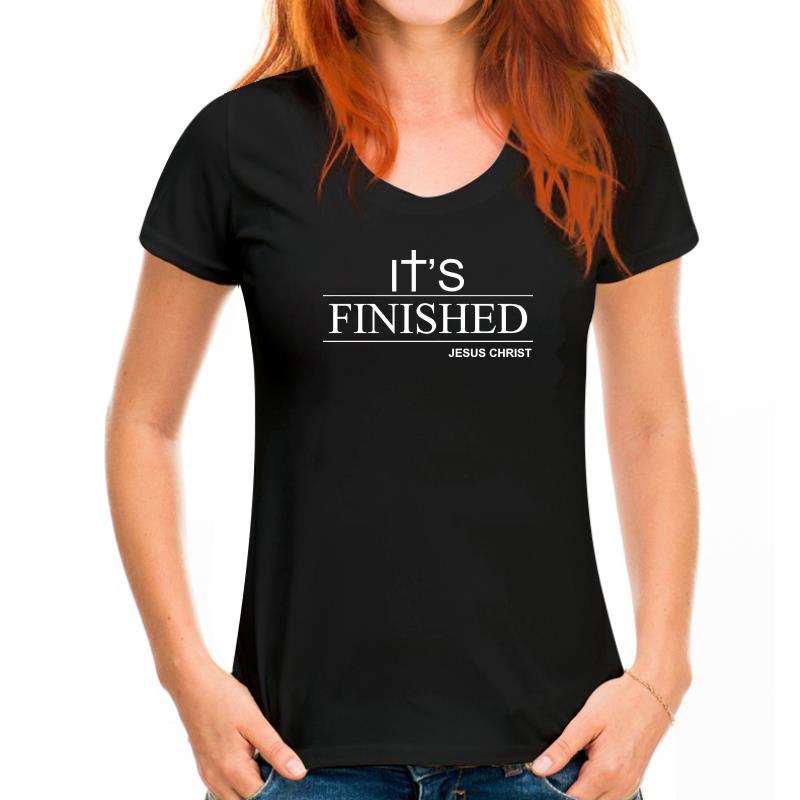 Its Finished Jesus T shirt Womens
